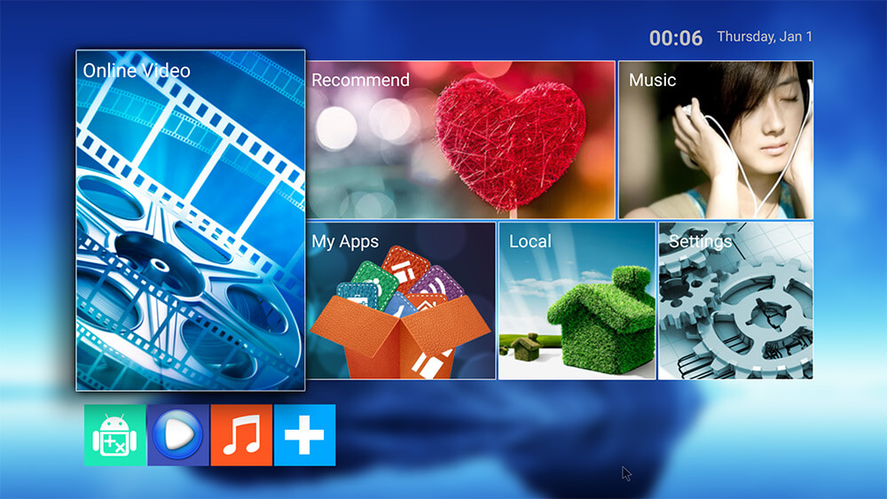 Tanix TX3 Pro Android 6.0 Marshmallow Amlogic S905X 4K TV BOX 1G/8G 802.11 b/g/n LAN KODI Media Player