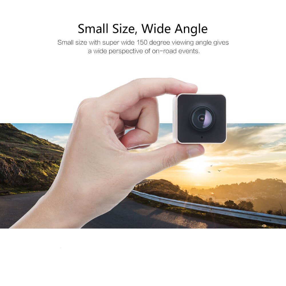 ROCK AutoBot Eye Novatek 96655 1080P FHD 150 Degree Car Recorder Sony Sensor Buit-in Wifi Car Camera + Dual Interfaces Car Chager  - Silver