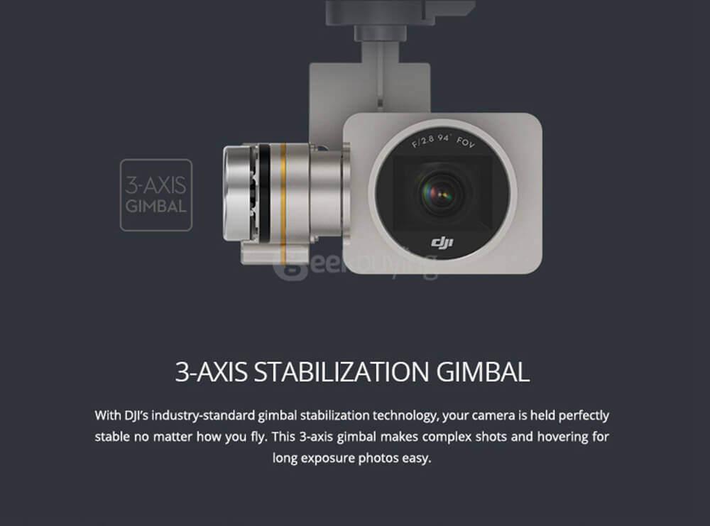 DJI Phantom 3 Advanced Version with 4480mAh Battery 1080P Camera GPS/GLONASS RC Quadcopter- White & Silver