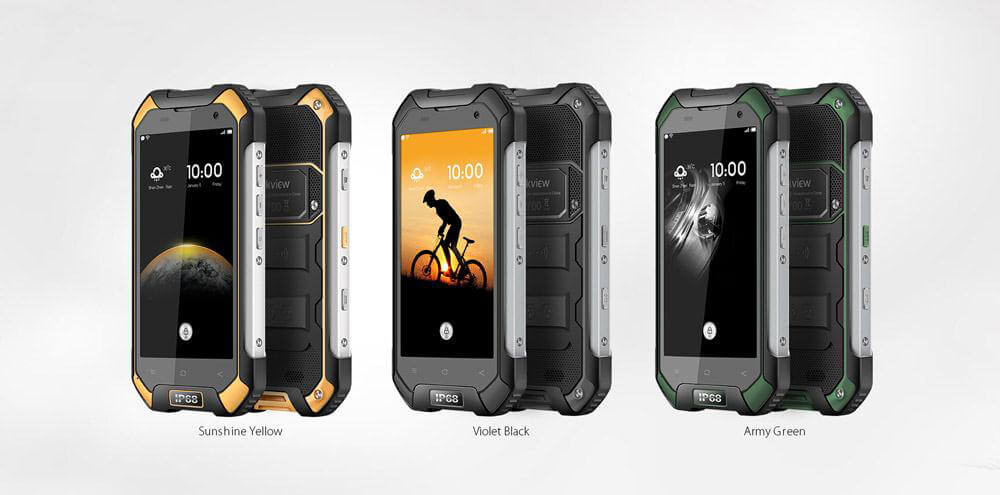 [HK Stock]Blackview BV6000S 4.7inch HD IP68 Waterproof 4G LTE Android 6.0 Rugged Smartphone MT6735 Quad-core 2GB 16GB 8.0MP NFC 4200mAh Fast Charge - Green