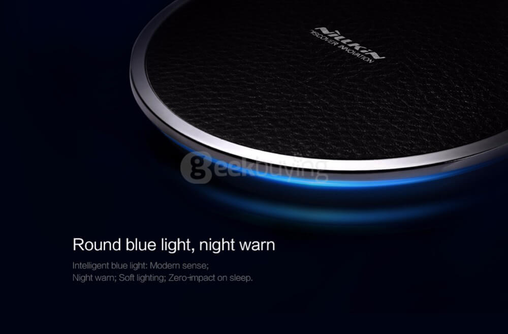 NILLKIN Magic Disk III Wireless Charger For Samsung Galaxy Note 5/S6 Edge+/S7/S7 Edge Phones And Other QI-compatible Devices - Brown