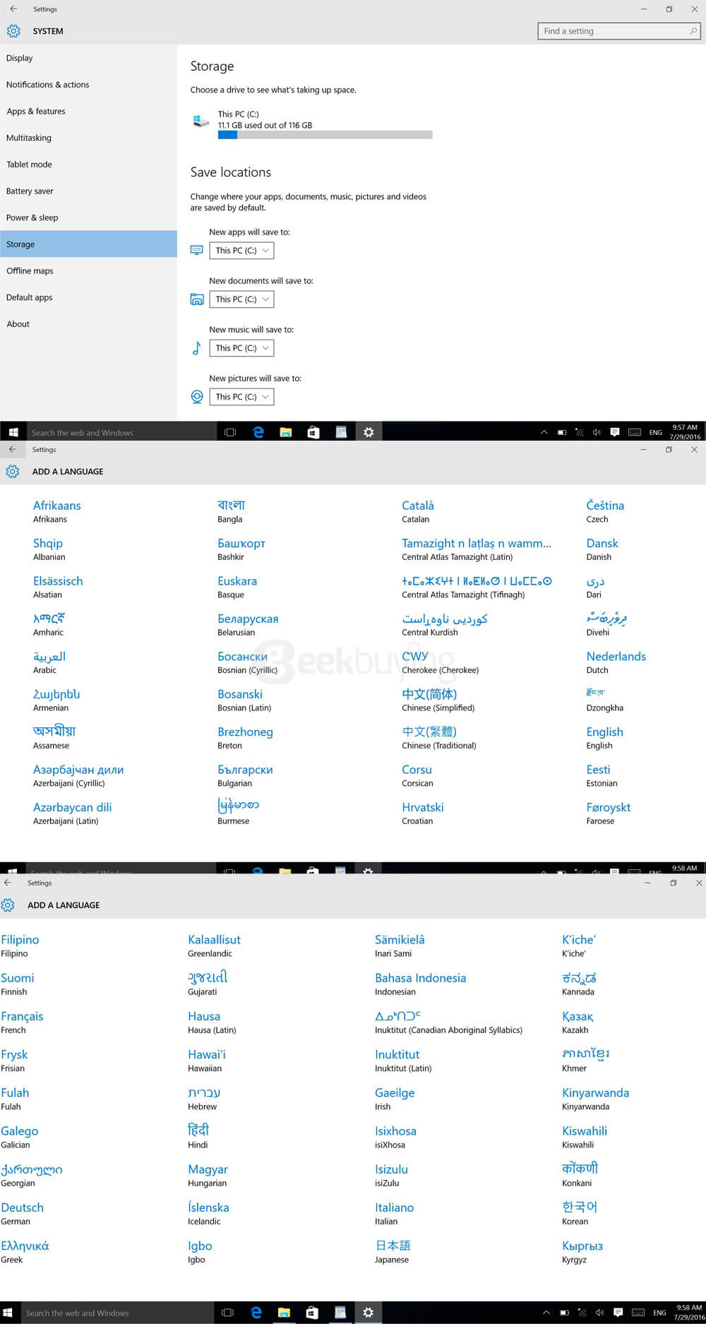 Vido W10 Elite Version Tablet 10.1 inch Windows 10 4GB/128GB Intel Cherry Trail X7 Z8700 Quad Core 2.4GHz IPS 1920*1200 Type-C Dual WiFi - Black