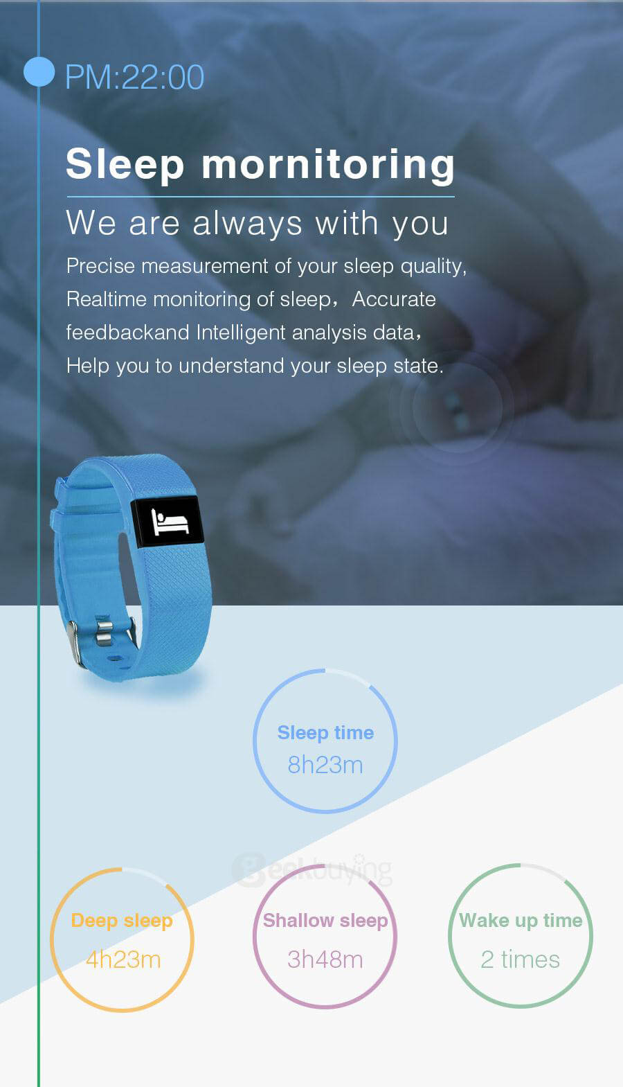 TW68 Bluetooth Smart Bracelet With Blood Pressure Heart Rate Measurement / Pedometer / Sleep Tracker / Fall Reminder / Call Notification For Android iOS - Green