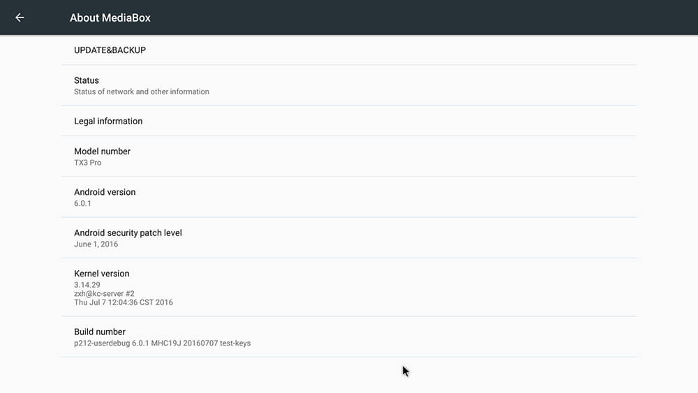 Tanix TX3 Pro Android 6.0 Marshmallow Amlogic S905X 4K TV BOX 1G/8G 802.11 b/g/n LAN KODI Media Player