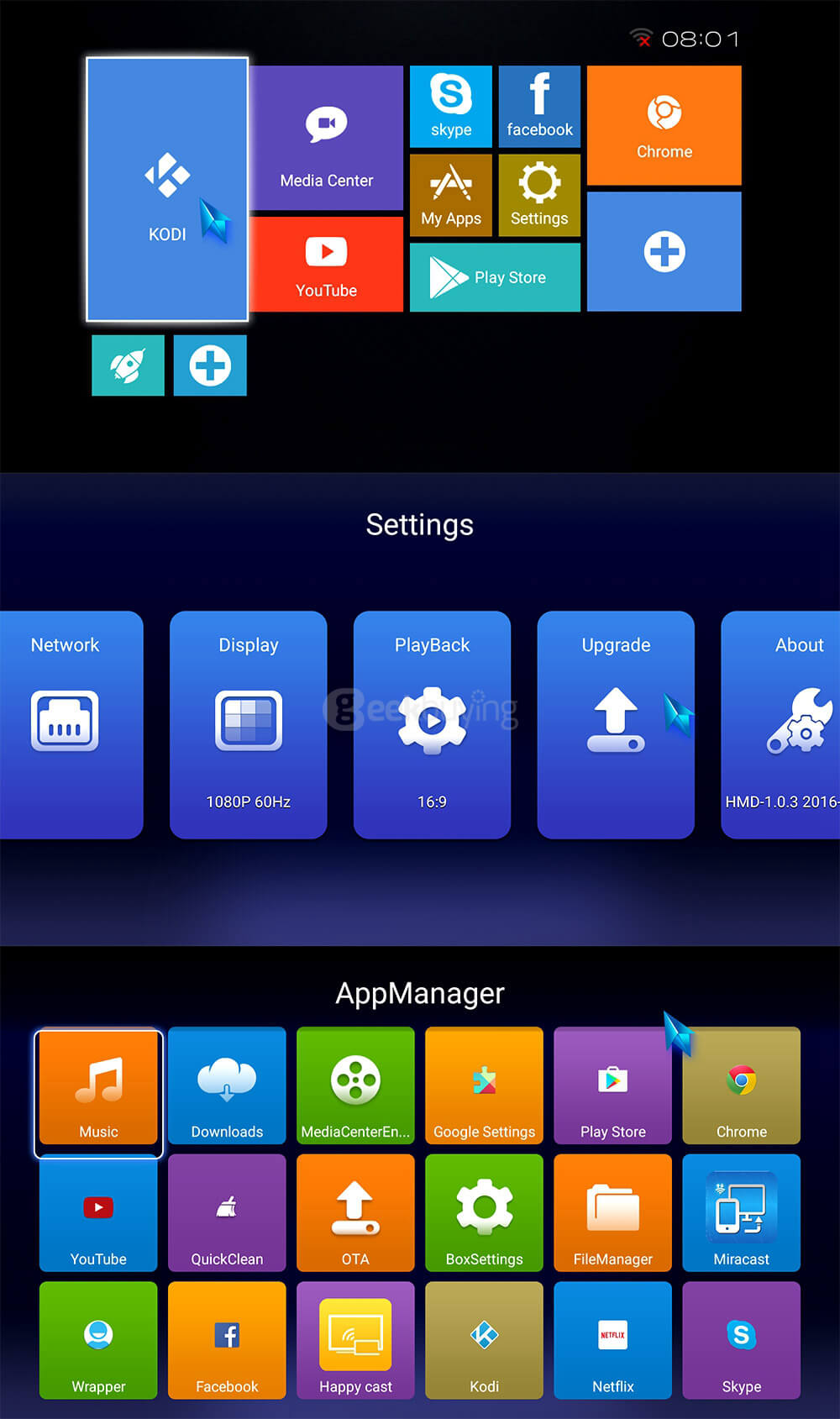 Himedia Q5 Pro HI3798CV200 4K@60fps Android 5.1 TV BOX 2G/8G 802.11AC WIFI 1000M LAN KODI H.265 3D Bluetooth