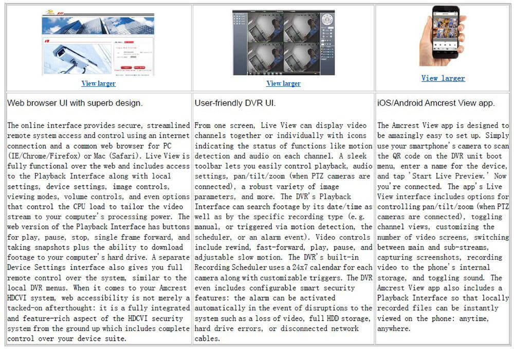 A4M900C1E0 4CH 960H DVR HD Security Camera System with 4 Indoor/ Outdoor Night Vision 900 TVL Lines Security Cameras Kit