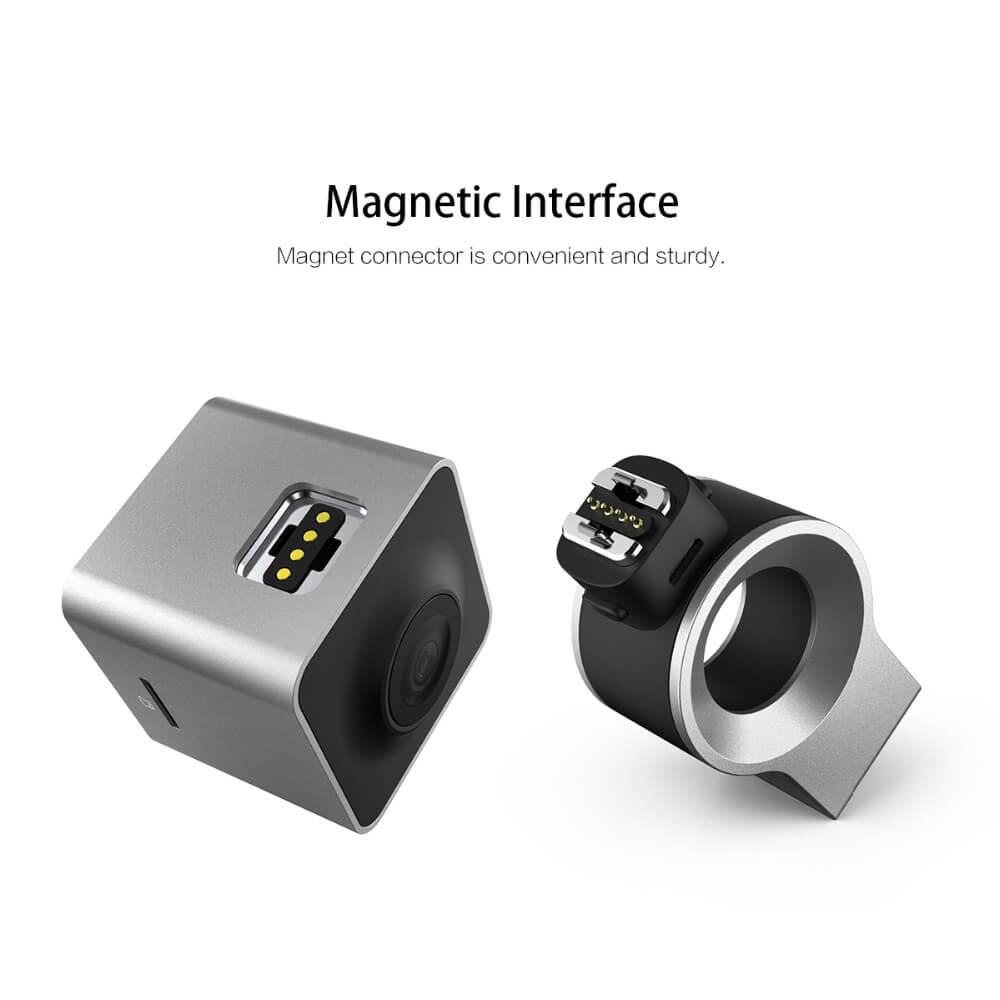 ROCK AutoBot Eye Novatek 96655 1080P FHD 150 Degree Car Recorder Sony Sensor Buit-in Wifi Car Camera + Dual Interfaces Car Chager  - Silver