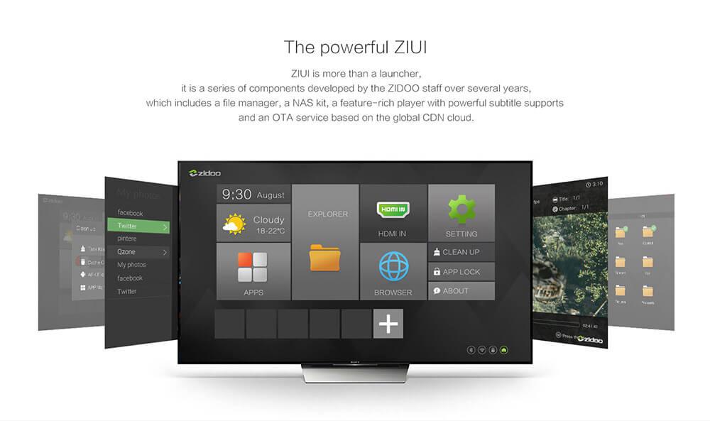 [Spain Stock] ZIDOO X9S Realtek RTD1295 Android 6.0 OpenWRT(NAS) TV BOX 2G/16G AC WIFI 1000M LAN HDR USB3.0 HDMI in SATA Bluetooth Media Player