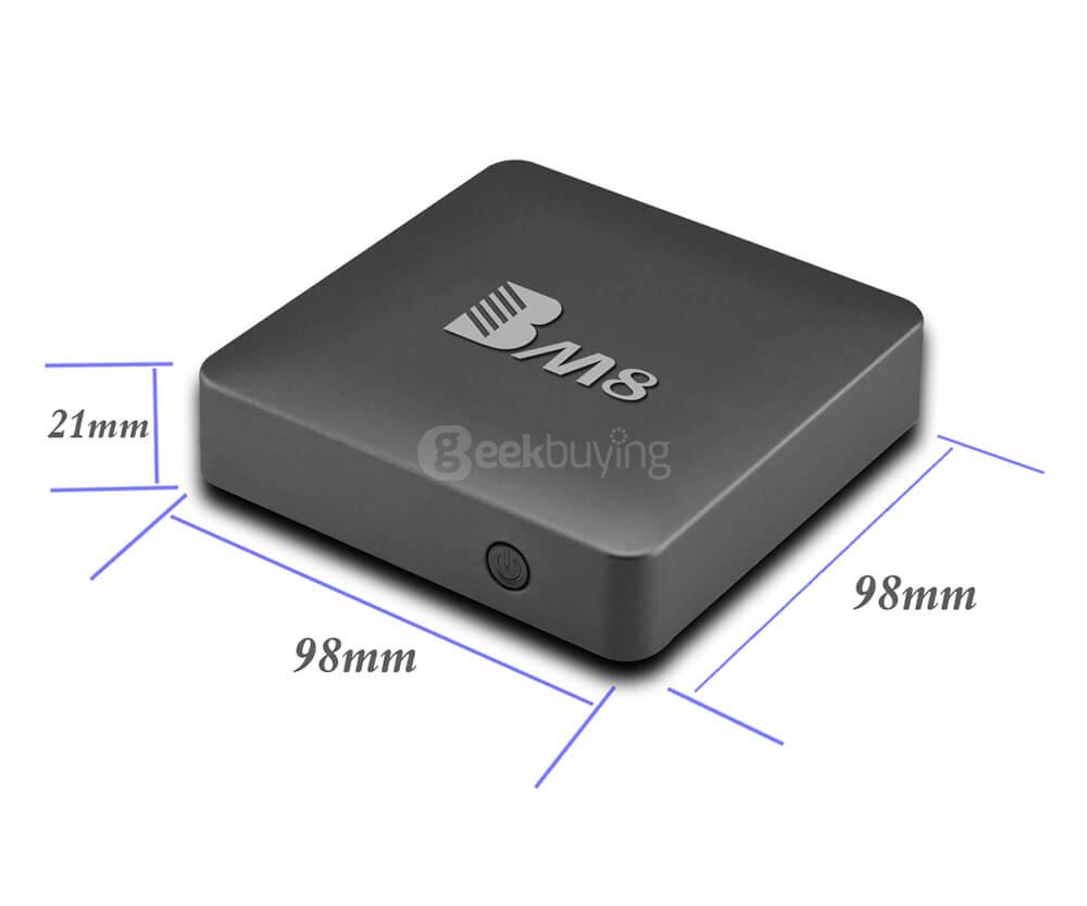 BM8 Amlogic S905X Android 6.0 Marshmallow KODI 17.0 TV BOX 2G/32G 802.11AC WIFI LAN Bluetooth