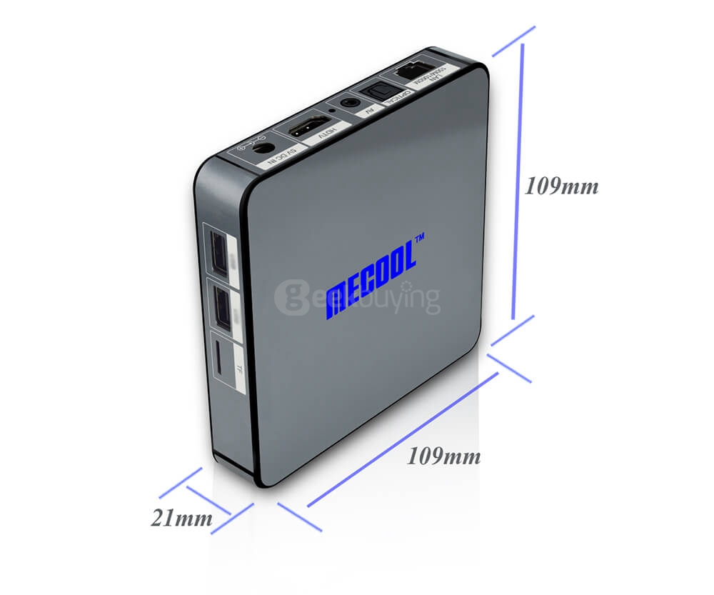[Spain Stock]MECOOL BB2 Android 6.0 Amlogic S912 Octa Core KODI 17.0 Preinstalled TV BOX 2G/16G 802.11AC WIFI Bluetooth 1000M LAN OTA Upgrade
