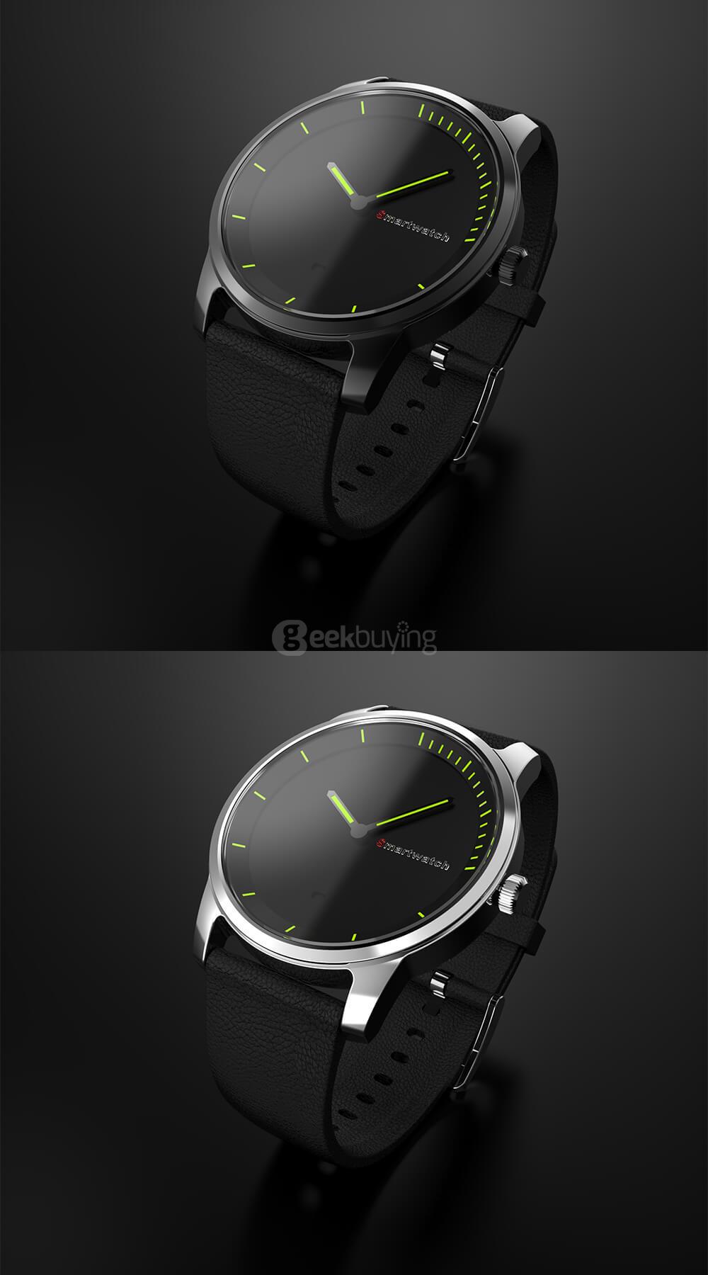 N20 Bluetooth 4.0 Quartz Movement Smart Watch Silver