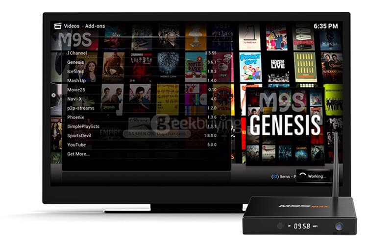 M9S MAX Android 5.1 Lollipop Amlogic S905 4K TV BOX 2G/32G 2.4G+5G WIFI 1000M LAN Bluetooth KODI