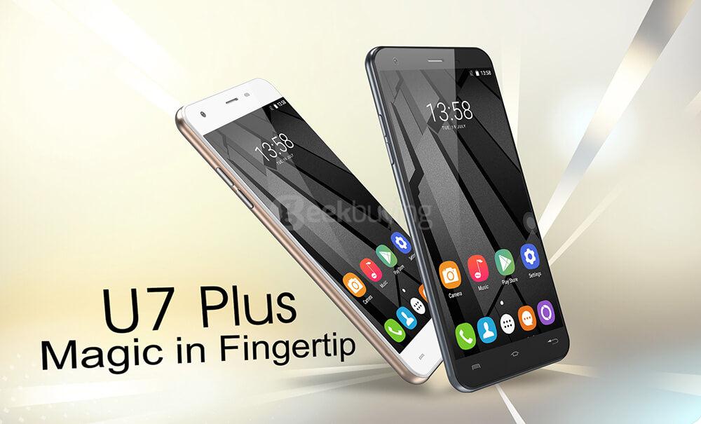[HK Stock]OUKITEL U7 PLUS 5.5inch HD Android 6.0 4G LTE Smartphone MT6737 Quad Core 2GB RAM 16GB ROM 13.0MP Cameras Touch ID OTG - Rose Gold