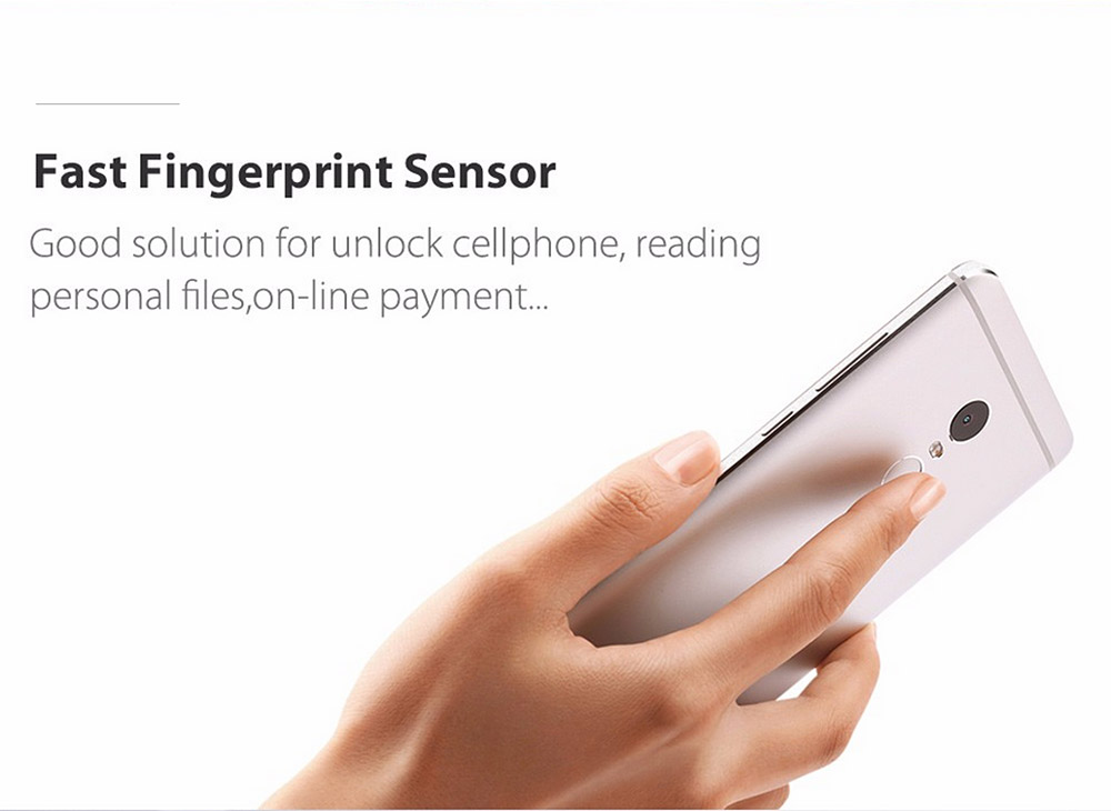 [Spain Stock]Xiaomi Redmi Note 4 5.5inch FHD 2.5D Arc Screen MIUI 8 4G LTE Smartphone Helio X20 MT6797 Deca Core 3GB RAM 32GB ROM 13.0MP Touch ID 4100mAh Metal Body - Gold