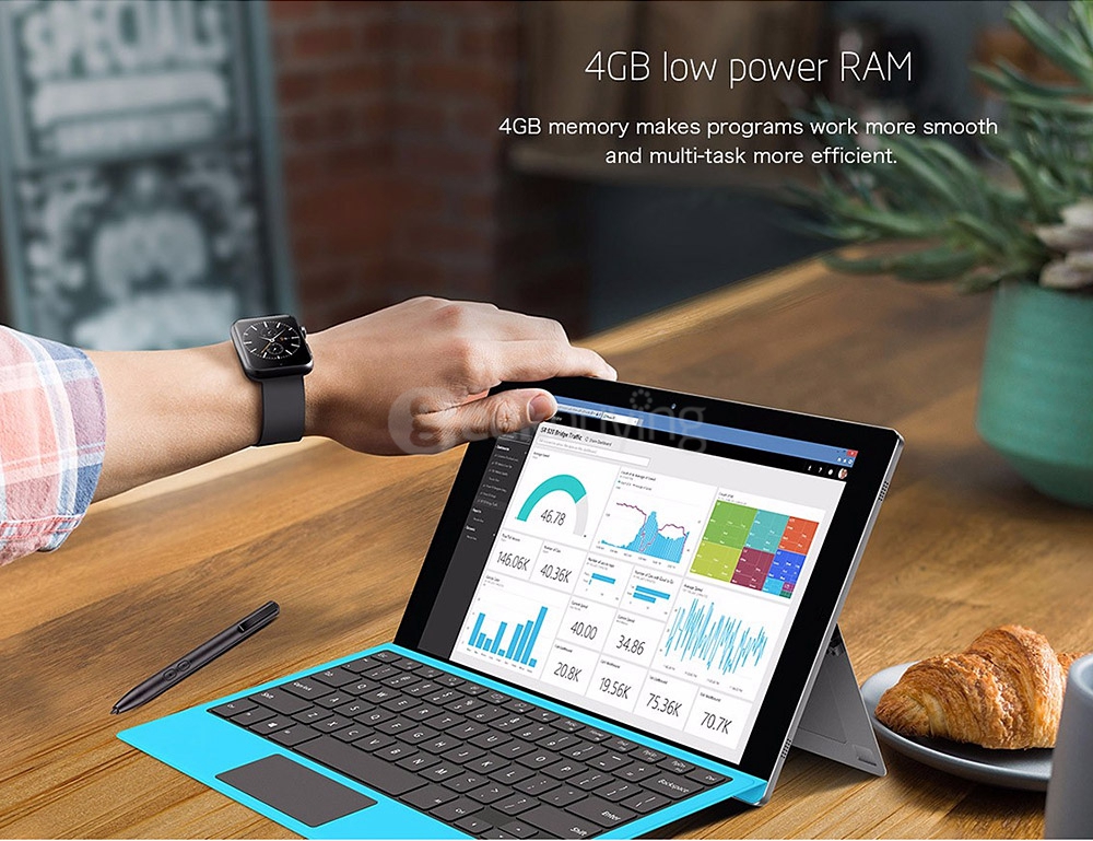 Teclast Tbook 16S 2in1 Tablet PC 11.6 inch Dual OS Windows 10 + Android 5.1 4GB/64GB Intel Cherry Trail X5 Z8300 Quad Core 1.84GHz IPS 1920*1080 - Gray