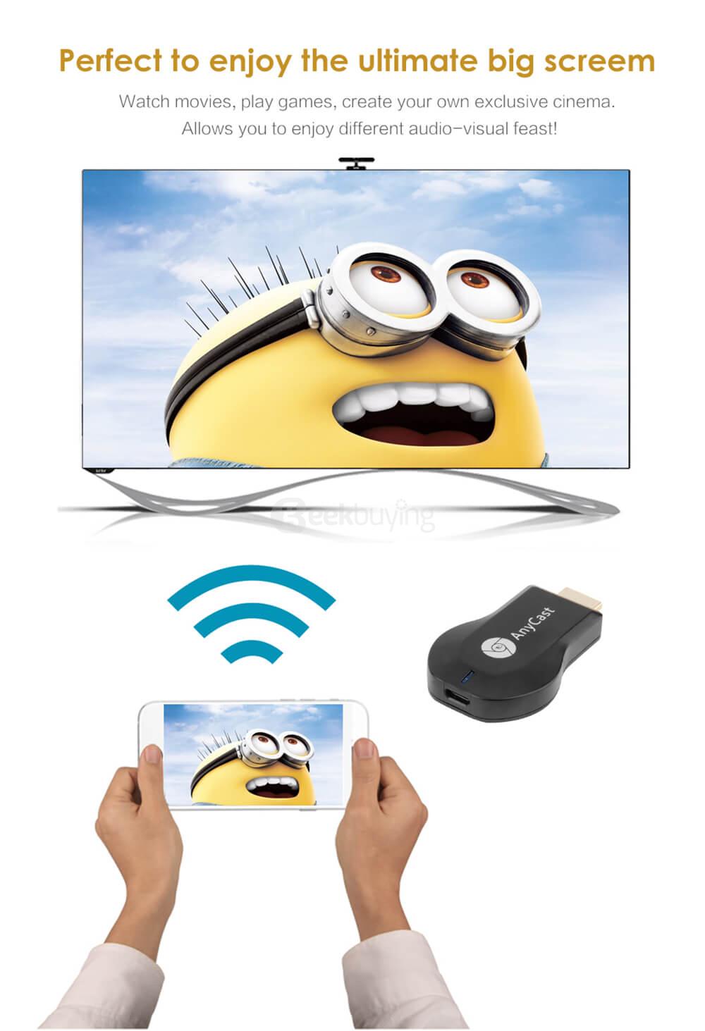 Anycast AM8252 WIFI Display Dongle Miracast DLNA Airplay