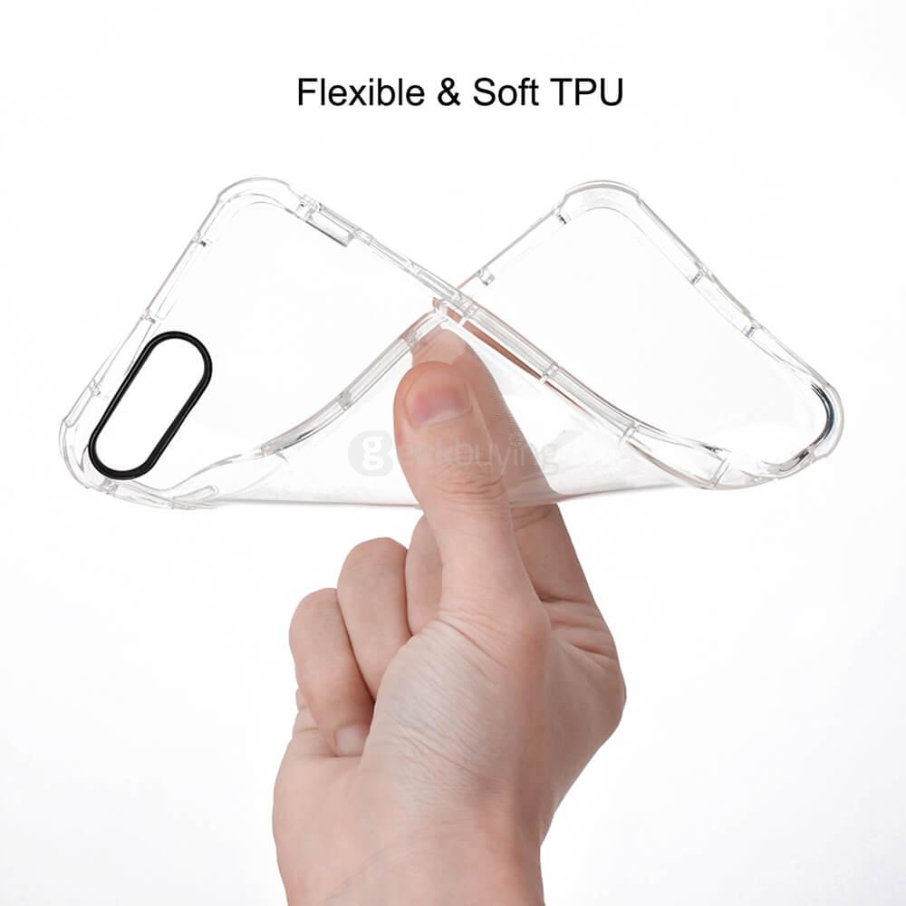 ROCK Fence Series Ultra-thin TPU Soft Case Shockproof Drop-resistance Back Cover For iPhone 7 Plus - Transparent