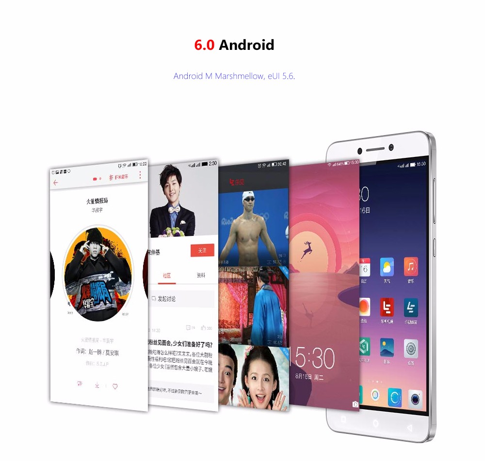 [Spain Stock] Coolpad LeEco Cool1 Dual C106 5.5 inch FHD  4G LTE Android 6.0 Smartphone Snapdragon 652 MSM8976 Octa Core 3GB 32GB 8.0MP + Dual 13.0MP Touch ID Type-C VoLTE - Silver