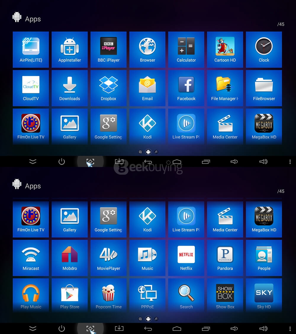 M9S Android 5.1 Lollipop Amlogic S905 TV BOX 1G/8G 802.11b/g/n Gigabit LAN Bluetooth KODI