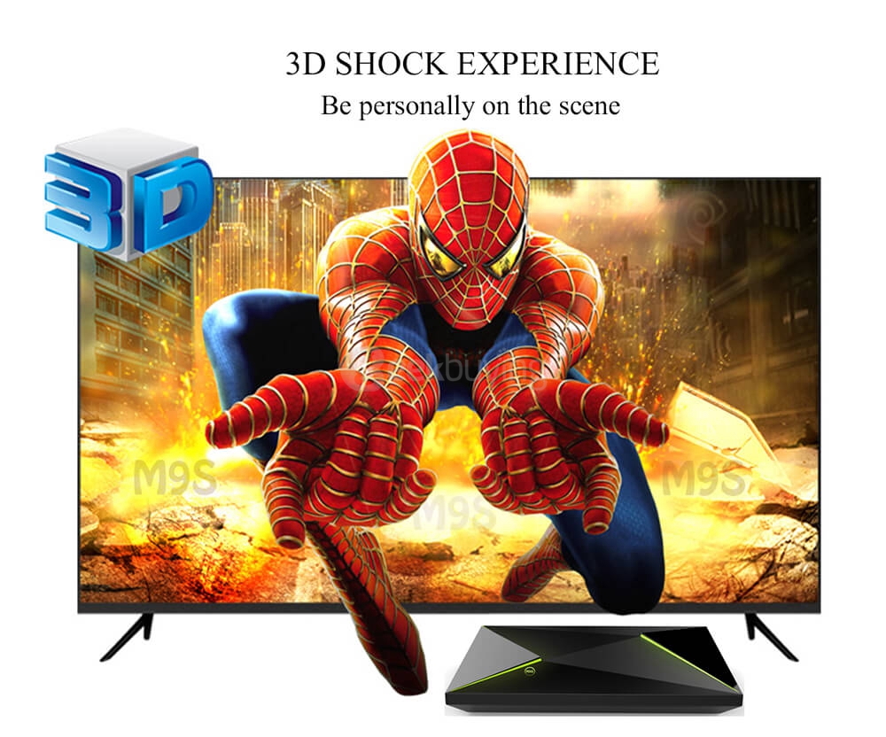 M9S-Z8 Android 5.1 Lollipop Amlogic S905 4K TV BOX 2G/16G 2.4G+5G WIFI 1000M LAN Bluetooth KODI