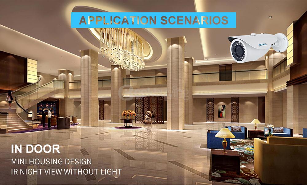 SUNELL E1ZM 1080P Network IR Bullet Camera IP66 Waterproof H.264 Compression Camera