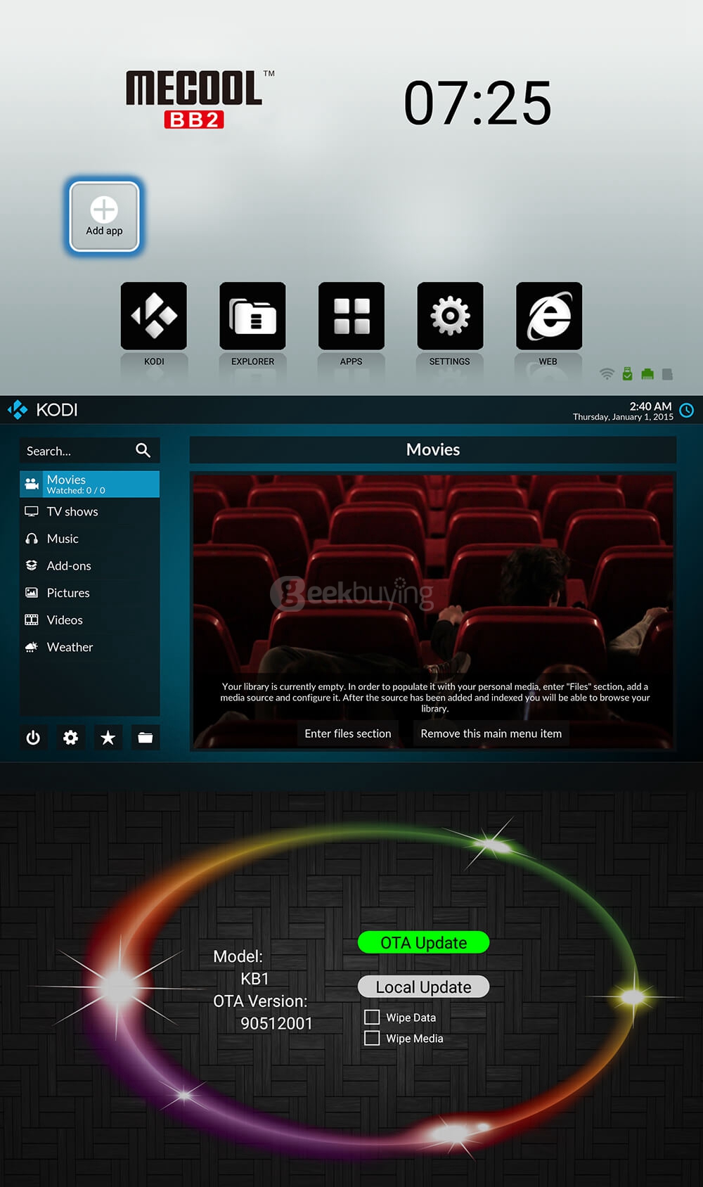 [Spain Stock]MECOOL BB2 Android 6.0 Amlogic S912 Octa Core KODI 17.0 Preinstalled TV BOX 2G/16G 802.11AC WIFI Bluetooth 1000M LAN OTA Upgrade