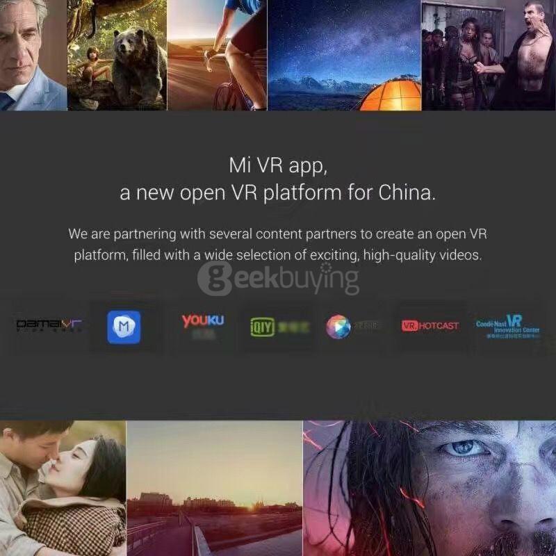 Original Xiaomi VR Mi VR Play  Immersive 3D VR Virtual Reality Headset FOV84 for 4.7-5.7 Inches Smartphones - Black