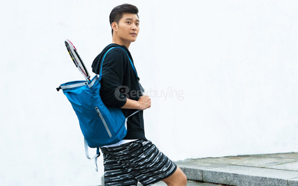 Original Xiaomi Backpack 20L Nylon Waterproof Multifunctional Bag for Outdoor Travel - Black