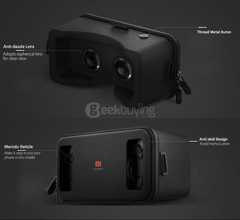 Original Xiaomi VR Mi VR Play  Immersive 3D VR Virtual Reality Headset FOV84 for 4.7-5.7 Inches Smartphones - Black
