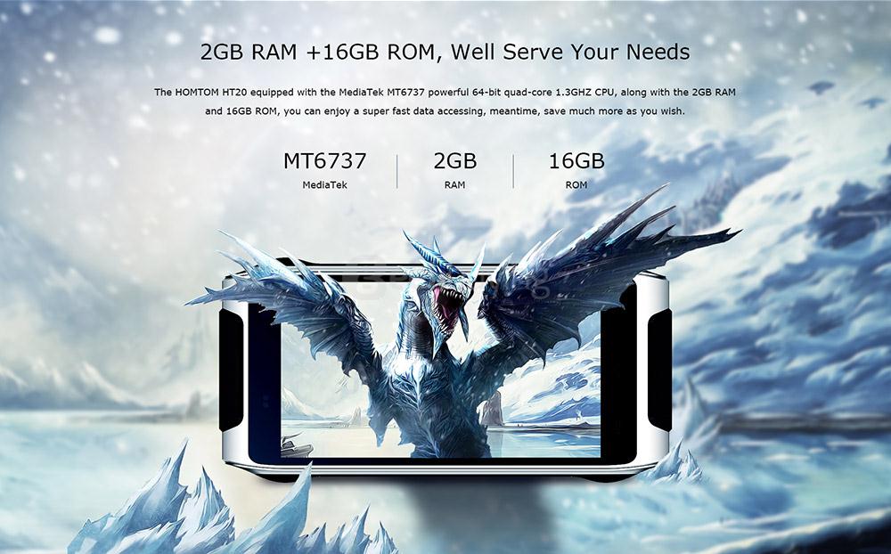 [HK Stock]HOMTOM HT20 IP68 Waterproof 4.7inch HD Android 6.0 4G LTE Rugged Phone MT6737 Quad Core 1.3GHz 2GB 16GB 13.0MP TOUCH ID OTG Hotknot - Green