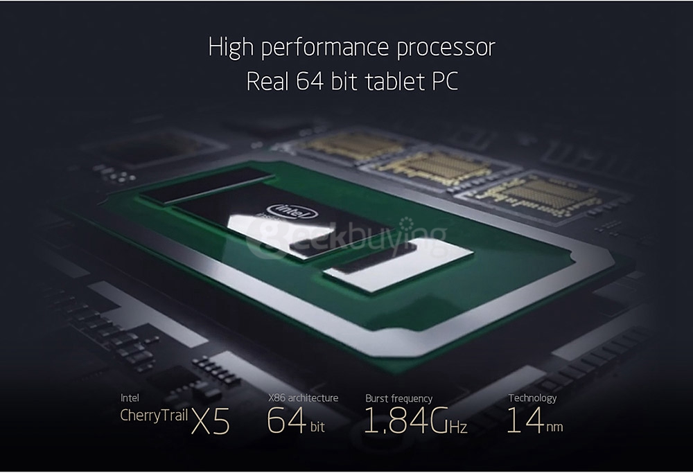 Teclast Tbook 16S 2in1 Tablet PC 11.6 inch Dual OS Windows 10 + Android 5.1 4GB/64GB Intel Cherry Trail X5 Z8300 Quad Core 1.84GHz IPS 1920*1080 - Gray
