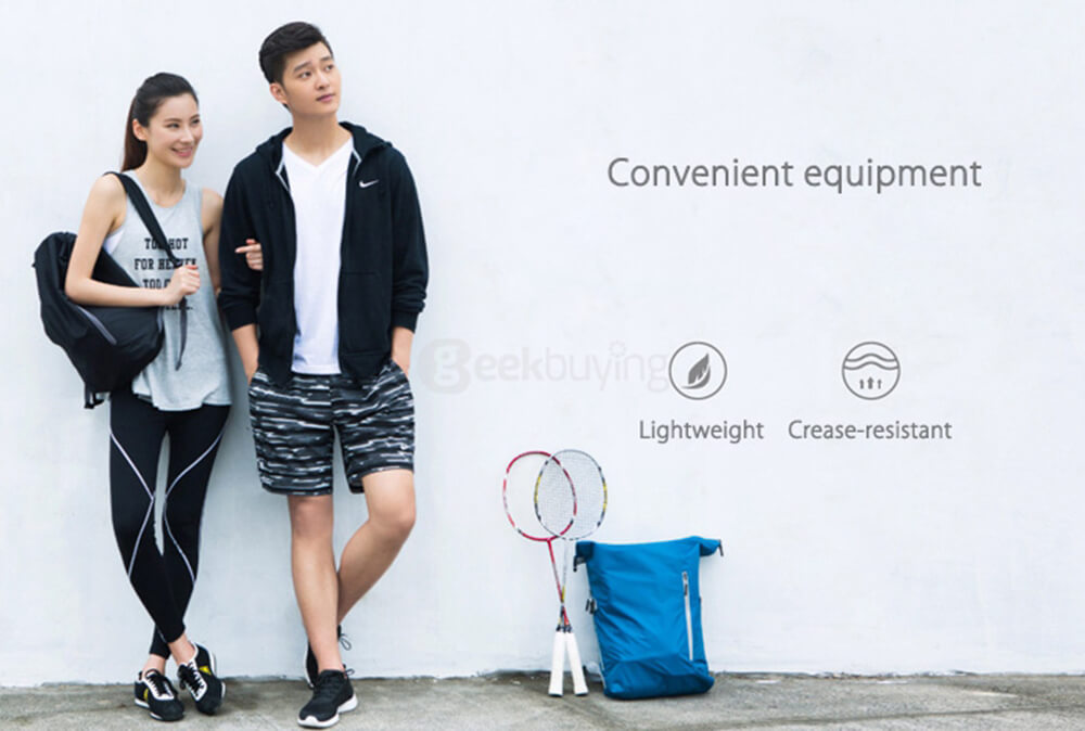 Original Xiaomi Backpack 20L Nylon Waterproof Multifunctional Bag for Outdoor Travel - Black