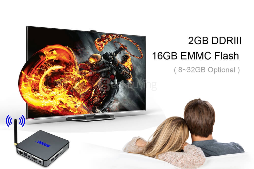 [Spain Stock]MECOOL BB2 Android 6.0 Amlogic S912 Octa Core KODI 17.0 Preinstalled TV BOX 2G/16G 802.11AC WIFI Bluetooth 1000M LAN OTA Upgrade