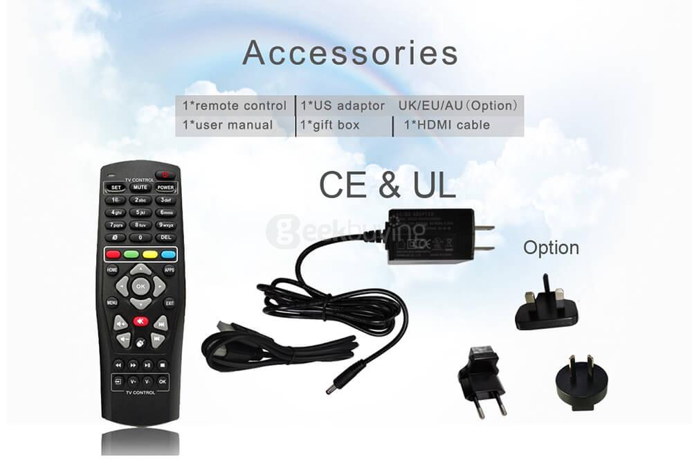 BM8 Amlogic S905X Android 6.0 Marshmallow KODI 17.0 TV BOX 2G/32G 802.11AC WIFI LAN Bluetooth