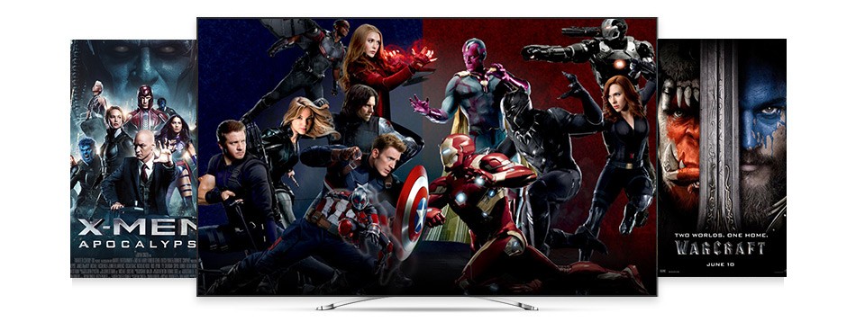 Inphic i7 Amlogic S905X Android 6.0 2G/16G 4K UHD Smart TV Box KODI 802.11 b/g/n LAN HDMI CEC - Black