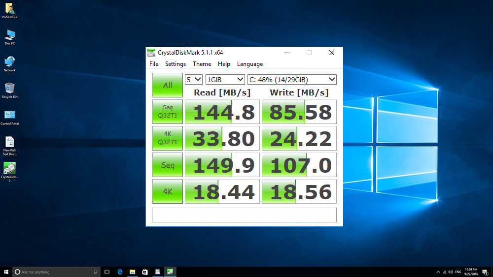 MINIX NEO Z83-4 Fanless MINI PC Cherry Trail Z8300 Windows 10 Licensed 64bit 4GB RAM 32GB ROM 802.11ac WIFI Gigabit LAN Bluetooth 4.2 MiniDP HDMI