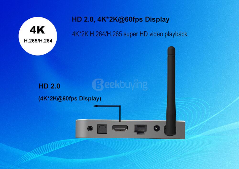 Tanix TX8 Android 6.0 Marshmallow Amlogic S912 TV BOX 2G/32G 802.11ac WIFI Bluetooth KODI 1000M LAN