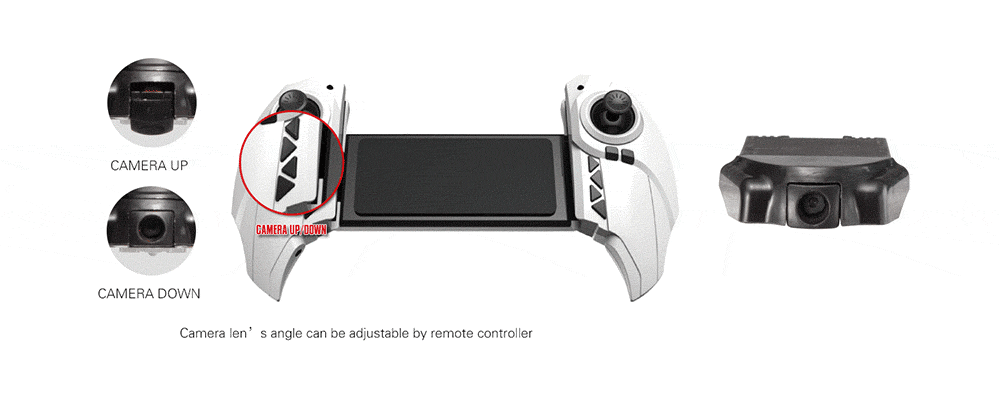 Kaideng K80 Pantonma 2MP Camera WIFI FPV Obstacle Avoidance RC Quadcopter RTF - Blue