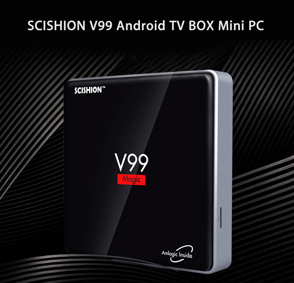 SCISHION V99 Android 6.0 Amlogic S912 TV BOX 2G/16G 802.11AC WIFI Bluetooth 1000M LAN KODI