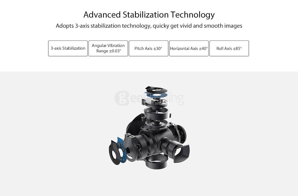 ZEROTECH ROLLCAP Pocket 3-Axis 13MP 4K Camera Handheld Gimbal Stabilizer
