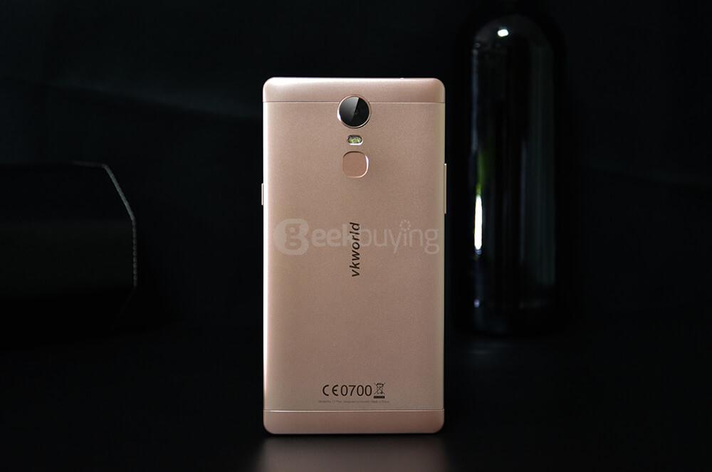 VKWORLD T1 PLUS 6.0inch HD 4G LTE Android 6.0 Smartphone 64-bit MT6735 Quad Core 2GB 16GB 8.0MP 13.0MP Touch ID 4300mAh Fast Charge Gyro - Rose Gold