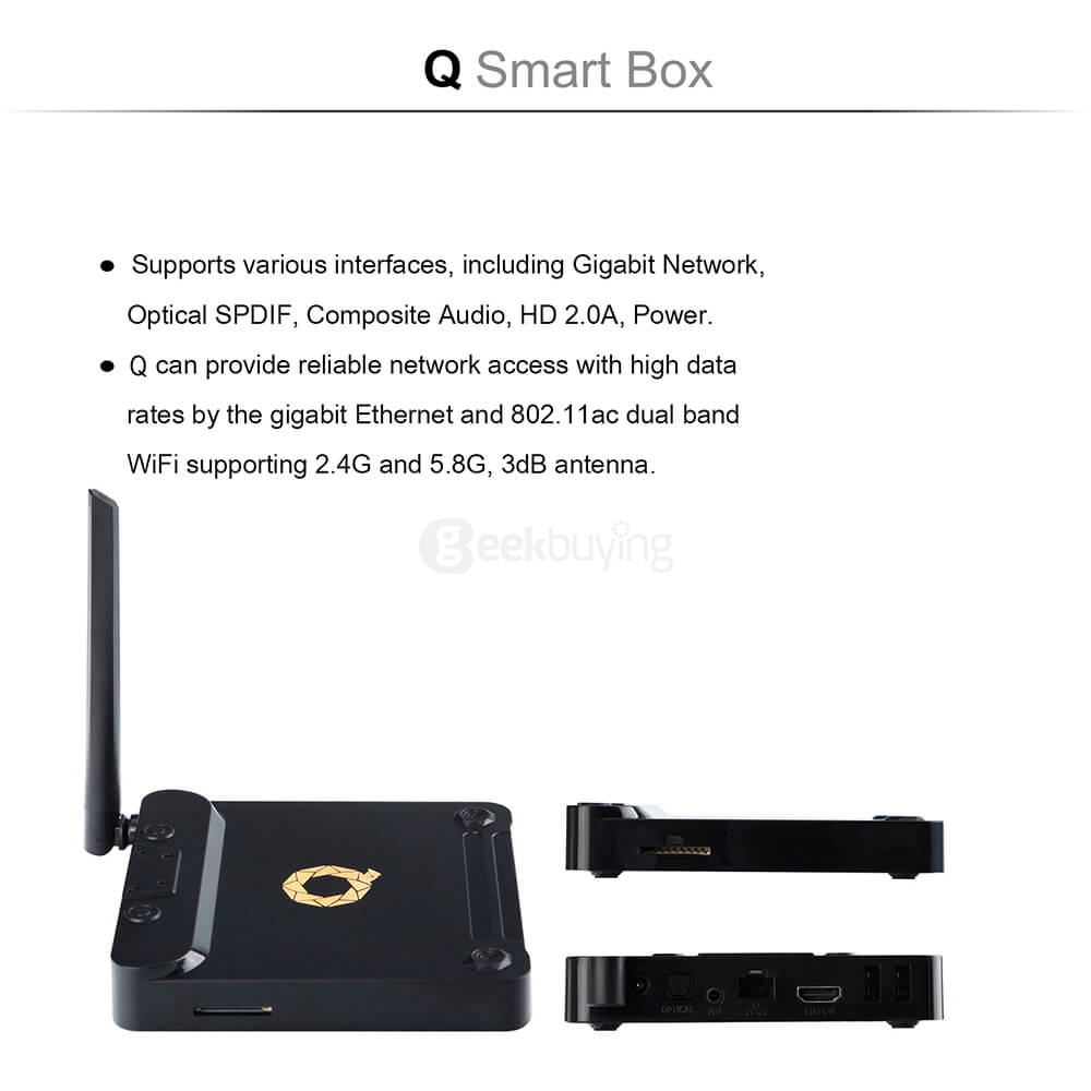 HIFIXPLAY Android 6.0 Amlogic S912 TV BOX 2G/16G 802.11ac WIFI Bluetooth KODI 1000M LAN
