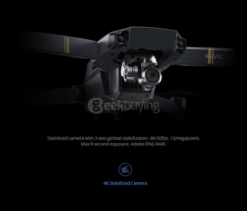 DJI Mavic Pro Fly More Combo WIFI 4K UHD Camera GPS Obstacle Avoidance Mini Foldable Quadcopter RTF