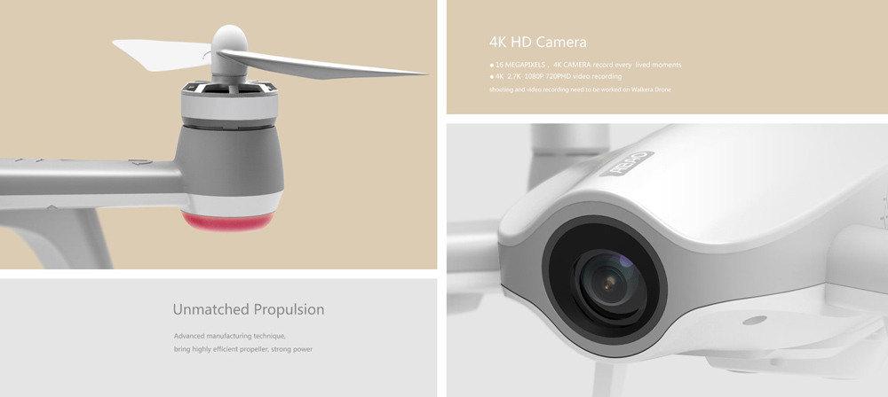 Walkera Aibao WIFI FPV 12MP 4K UHD Camera APP Control Virtual Reality VR  Racing RC Quadcopter RTF