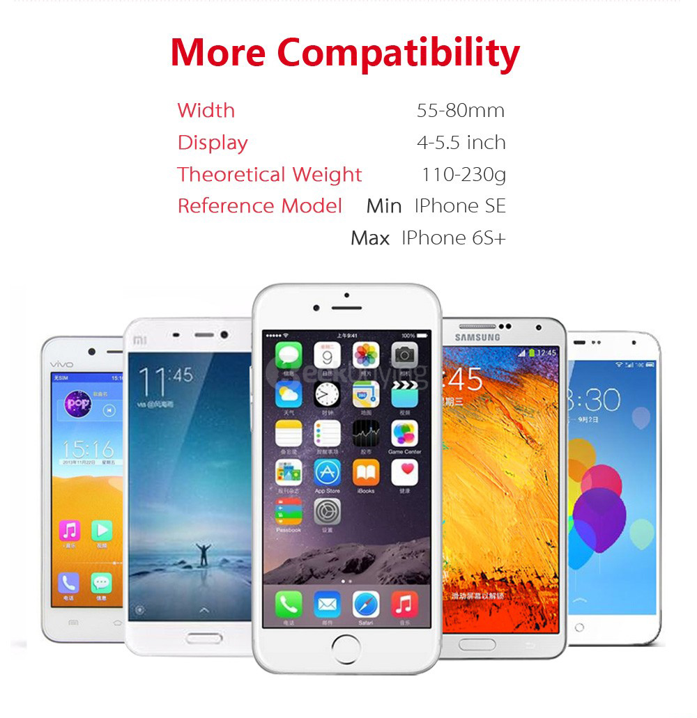 Feiyu Tech FY-SPG Live 3-Axis Handheld Steady Gimbal for 4-5.5 Inches Smartphones Iphone 6s+ 6s Samsung Xiaomi