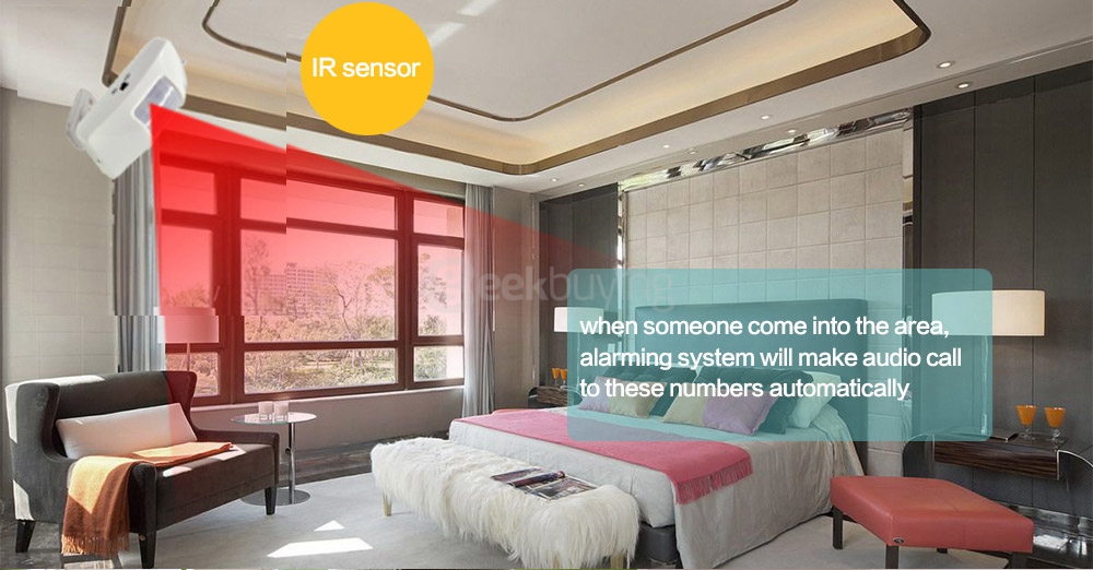 YA-300-GSM Wireless GSM Home Security Burglar Alarm System Auto Dialer SMS SIM Call 433MHz