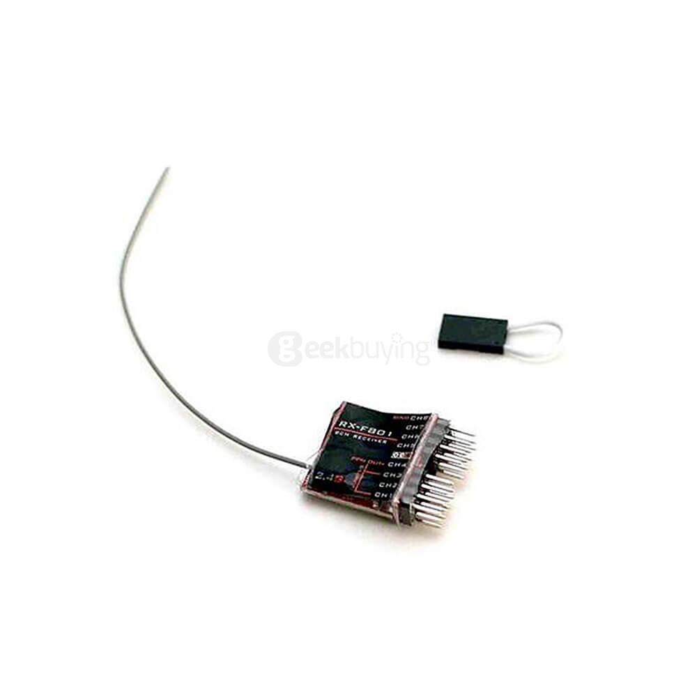 RX-F801 8CH Receiver with PPM Output Compatible with FRSKY X9D/ X9D PLUS/ DJT/ DFT/ DHT Tuner for RC Airplane