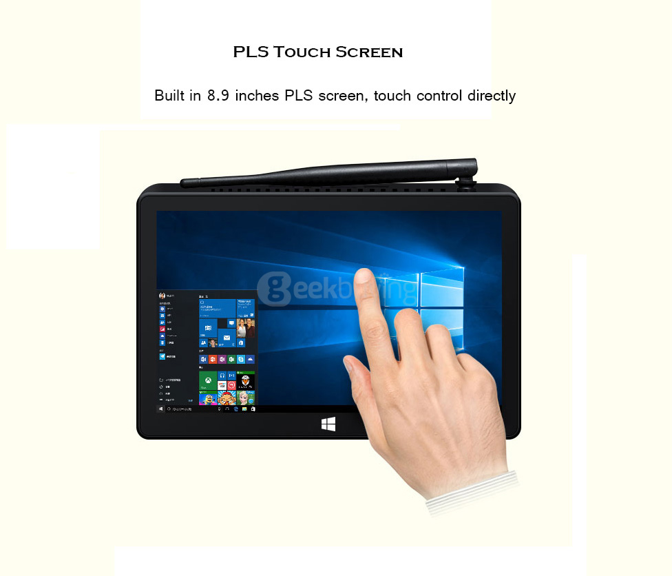 PIPO X9S 8.9Inch Windows10 Android 5.1 Dual OS Tablet Mini PC Intel Cherry Trail Z8300 4G/64G 802.11 b/g/n LAN