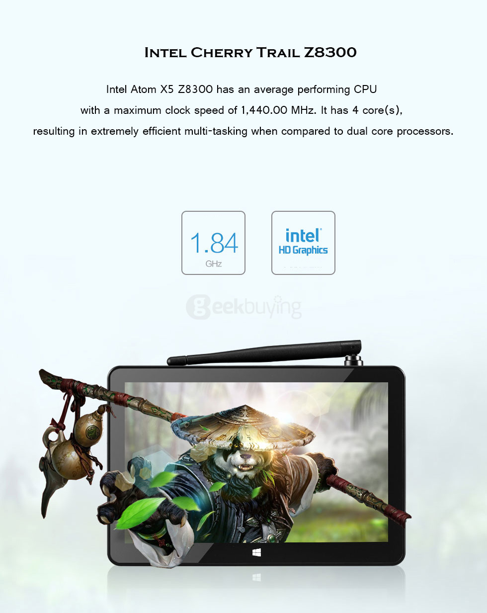 PIPO X9S 8.9Inch Windows10 Android 5.1 Dual OS Tablet Mini PC Intel Cherry Trail Z8300 4G/64G 802.11 b/g/n LAN