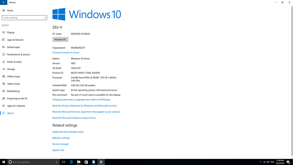 Bundle MINIX NEO Z83-4 Fanless MINI PC + MINIX NEO K2 German Version 2.4G Wireless Keyboard